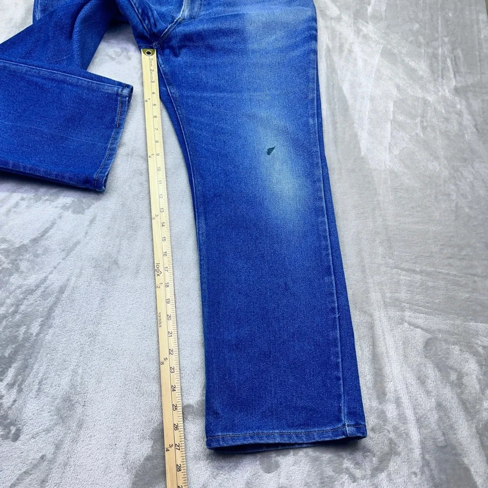VTG Levi's 852 Orange Tab Jeans Blue Denim Regular Fit Men Sz 38 Fits 35